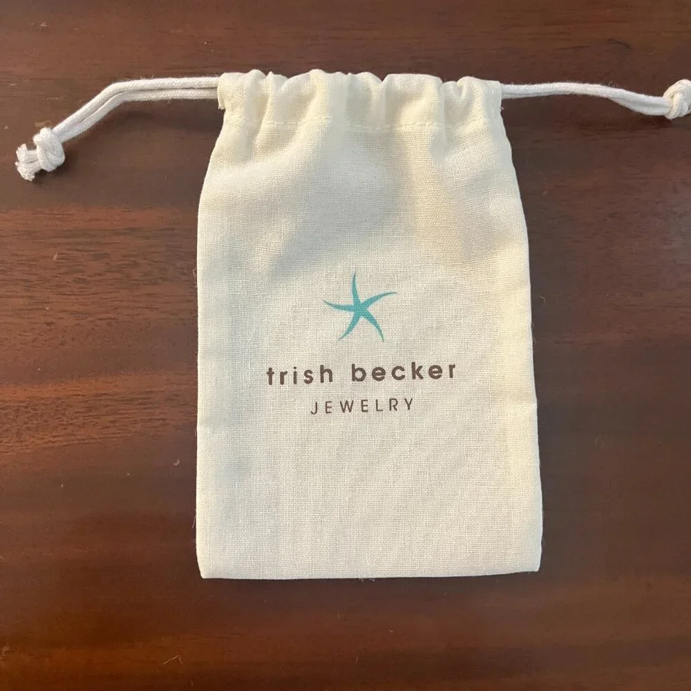 NWT TRISH BECKER FINE JEWELRY PAVE TEARDROP EARRINGS - Picture 4 of 6